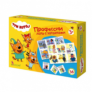 Настольно-печатная игра Blossom Три кота Профессии 05007