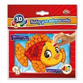 Набор для детского творчества Мозаика из пластилина Dalis Рыбка Шустрик МС-601