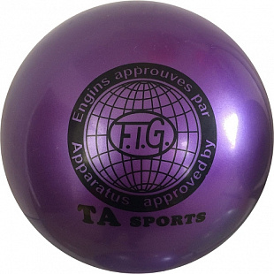 Мяч для художественной гимнастики 19 см Purple RGB-101