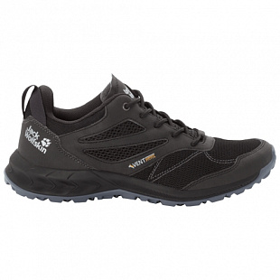 Кроссовки мужские Jack Wolfskin Woodland Vent Low M black / grey