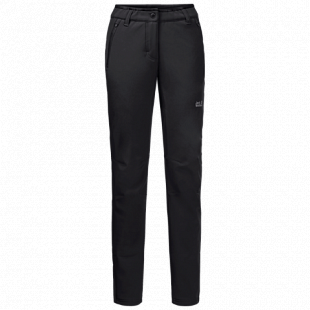 Брюки женские Jack Wolfskin Zenon Softshell Pants Women black