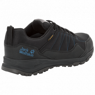 Полуботинки мужские Jack Wolfskin Maze Texapore Low M black / blue