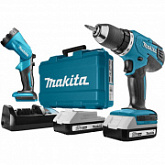 Аккумуляторная дрель-шуруповерт Makita DF457DWLE