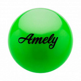 Мяч для художественной гимнастики Amely AGB-101 15 см green