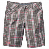 Шорты женские Jack Wolfskin Plaid Shorts Women brown