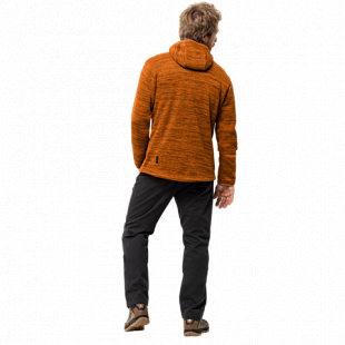 Джемпер мужский Jack Wolfskin Aquila Hooded Jacket Men desert orange