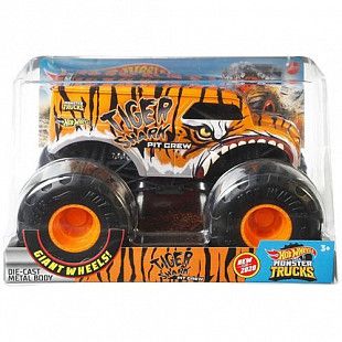 Машинка Hot Wheels Монстр Трак Tiger Shark Pit Crew (FYJ83 GJG79)
