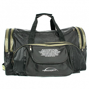 Дорожная сумка Polar П01 black/white