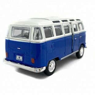 Машинка инерционная Maisto 1:40 Volkswagen Van Samba (21001) white/blue