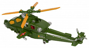 Игрушка пластмассовая на батарейках военный вертолёт KY80306-4 2 вида