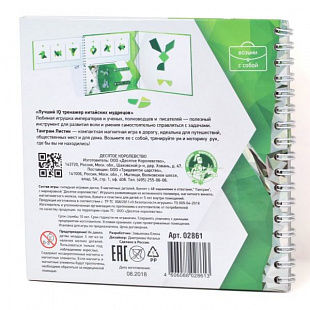 Игра магнитная Десятое Королевство головоломка Танграм Листик 02861