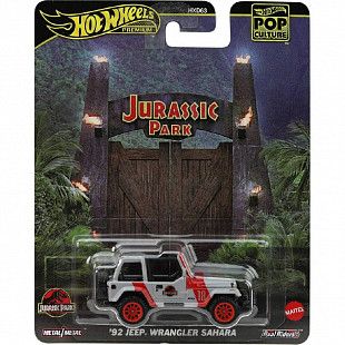 Машинка Hot Wheels Premium Pop Culture '92 Jeep Wrangler Sahara (HXD63 JBL59)