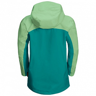 Куртка детская Jack Wolfskin Saana Jacket Girls green ocean