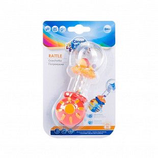 Погремушка Canpol babies BALLS с шариками 0м+ (2/457)  red