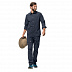 Рубашка мужская Jack Wolfskin Lakeside Roll-Up Shirt M night blue