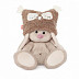 Игрушка мягконабивная Budibasa Зайка Ми в шапке-сова SidX-076