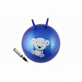 Мяч-попрыгун с двумя ручками Body Form 22" 55 см BF-CHBP02 blue