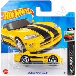 Машинка Hot Wheels Базовой коллекции Dodge Viper RT/10 131/250 (5785 HKH43) mainline 2023