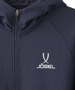 Олимпийка с капюшоном детская Jogel ESSENTIAL Athlete Jacket FZJD4JU0121.Z4 dark blue