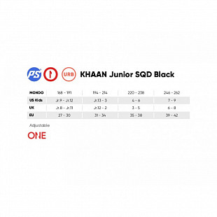Роликовые коньки Powerslide Khaan Jr. SQD 880262 black