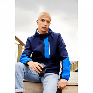 Куртка ветрозащитная мужская Jack Wolfskin 365 Racer Softshell M night blue