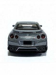 Машинка Bburago 1:43 Nissan GT-R (18-30000/18-30135) metallic silver