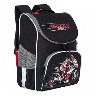 Рюкзак школьный с мешком GRIZZLY RAm-185-9 /1 black