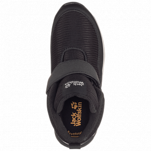 Полуботинки детские Jack Wolfskin Polar Wolf Low Vc K black / grey