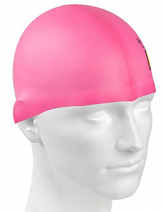 Шапочка для бассейна (плавания) детская Mad Wave Junior Solid pink