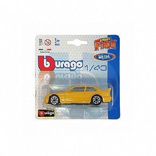 Машинка Bburago 1:43 BMW M3 GT Cup (18-30001/18-30157) yellow