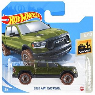 Машинка Hot Wheels Базовой коллекции 2020 RAM 1500 Rebel 101/250 (5785 GTC79)