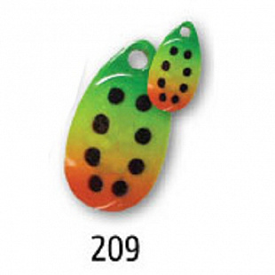 Блесна вертушка Akara C-5111 4/2 209 C-5111-4/2-10-209