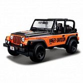 Масштабная модель автомобиля Maisto 1:24 Джип Вранглер Рубикон (32190) orange