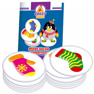 Игра настольная Vladi Toys Игра в тубусе Варежки-носочки VT8020-01