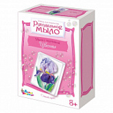 Рукодельное мыло с картинкой Десятое Королевство Синий ирис 02618