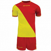 Футбольная форма Givova Craft KITC43 yellow/red
