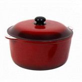 Казан с крышкой 2L ЭКД02 red