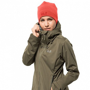 Шапка Jack Wolfskin Real Stuff orange coral