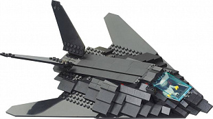 Конструктор Sluban M38-B0108 Бомбардировщик F-117