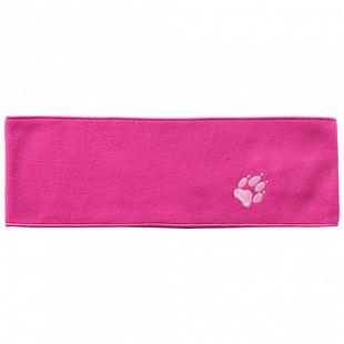 Повязка на голову Jack Wolfskin Real Stuff Headband Kids pink fuchsia 1908141-2054