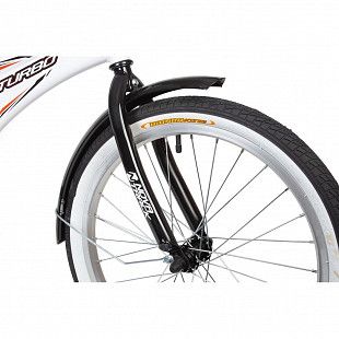 Велосипед Novatrack Turbo 20" (2019) 207TURBO.WT9 White