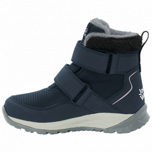 Ботинки детские Jack Wolfskin Polar Wolf Texapore Mid Vc K dark blue / off-white