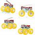 Машинка Hot Wheels Monster Trucks Power Smashers 5Alarm (HYJ19)