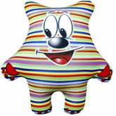 Мягкая игрушка Мнушки Медведь полосатый Аи08мед02