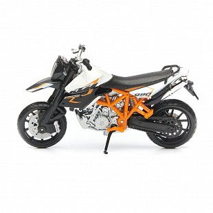 Мотоцикл Bburago 1:18 KTM 990 Supermoto R (18-51000/18-51050)