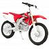 Мотоцикл Bburago 1:18 Honda CRF450R (18-51000/18-51023)