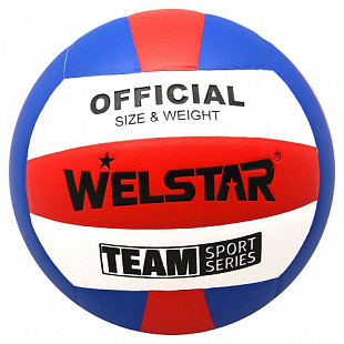 Мяч волейбольный Welstar VLPU4411B р.5 red/blue