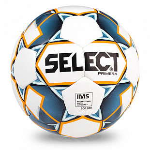 Мяч футбольный Select Primera 810116-004 white/dark blue/orange