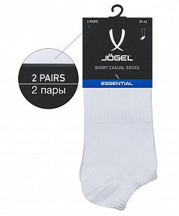 Носки низкие Jogel ESSENTIAL Short Casual Socks JE4SO-0121 2 пары white