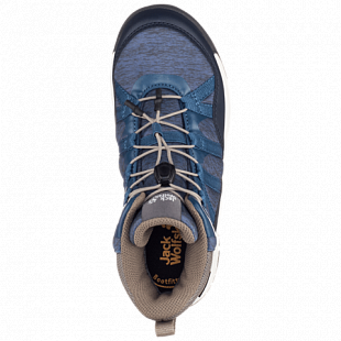 Ботинки детские Jack Wolfskin Thunderbolt Texapore Mid K blue / phantom